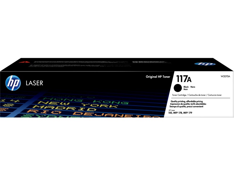 HP 117A Black Original Laser Toner Cartridge,1,000 pages