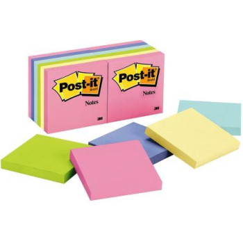 POST-IT 654-AST 76x76 MARSEILLE PASTEL 12PK (87266