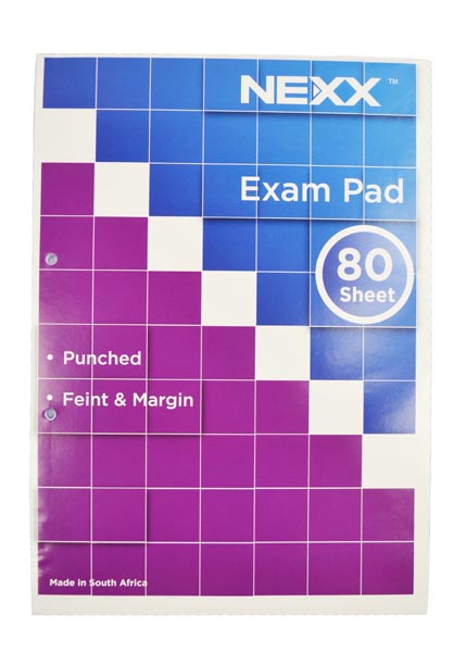 NEXX EXAM PADS 80PG PUNCHED