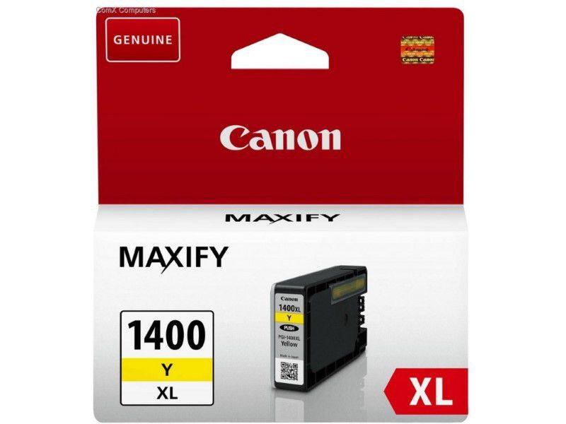 Canon PGI-1400XL Yellow Ink Cartridge - MB2040, MB2340 = 900 pages