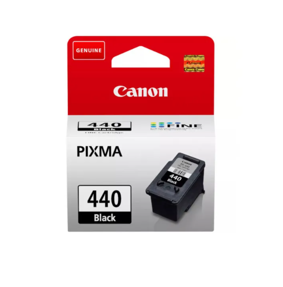 Canon PG-440 Black Ink Cartridge - MG2140, MG2240, MG3140, MG3240, MG3540, MG4140, MG4240, MX374, MX394, MX434, MX454,  MX514, MX524 = 200 pages