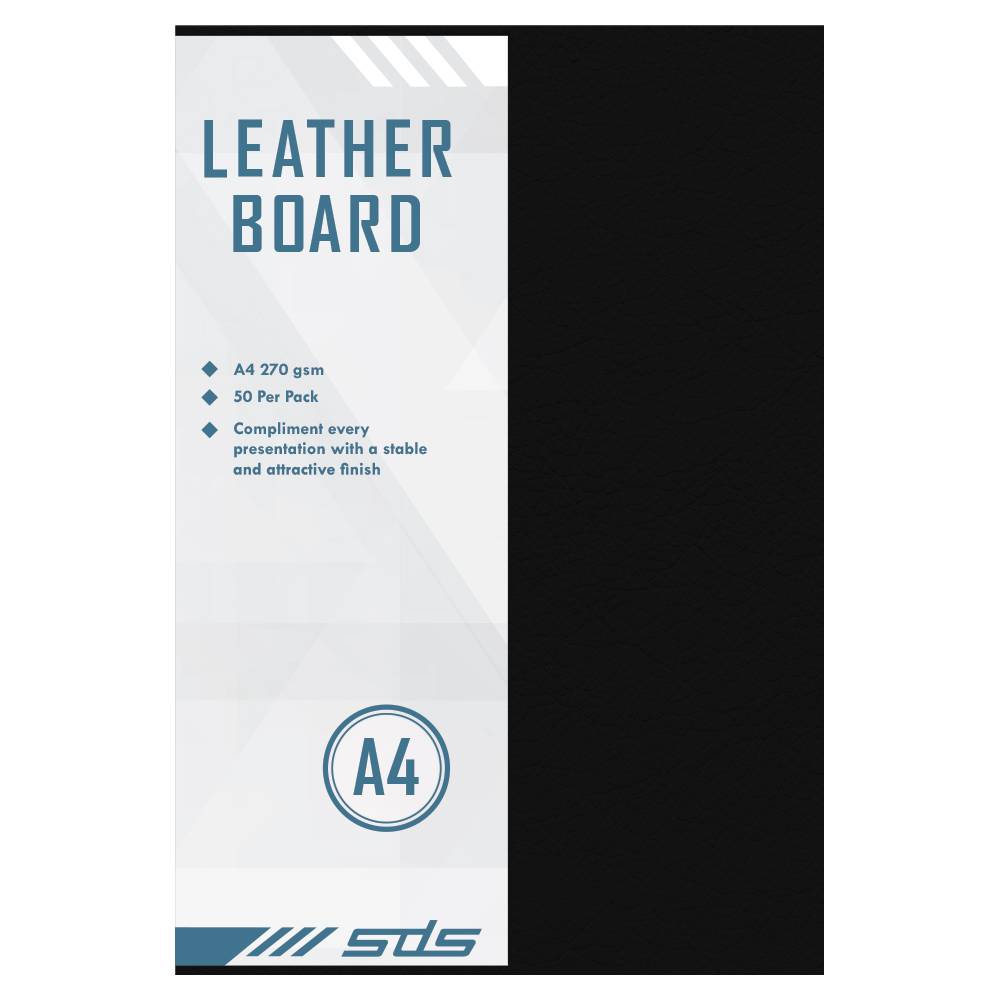 SDS Leather board A4 270gsm Leather board pkt 100