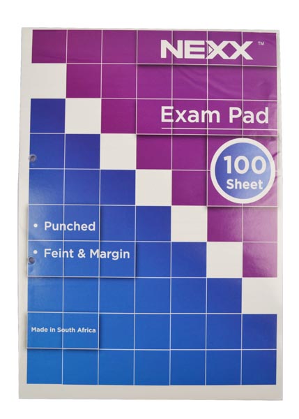 NEXX EXAM PADS 100PG PUNCHED