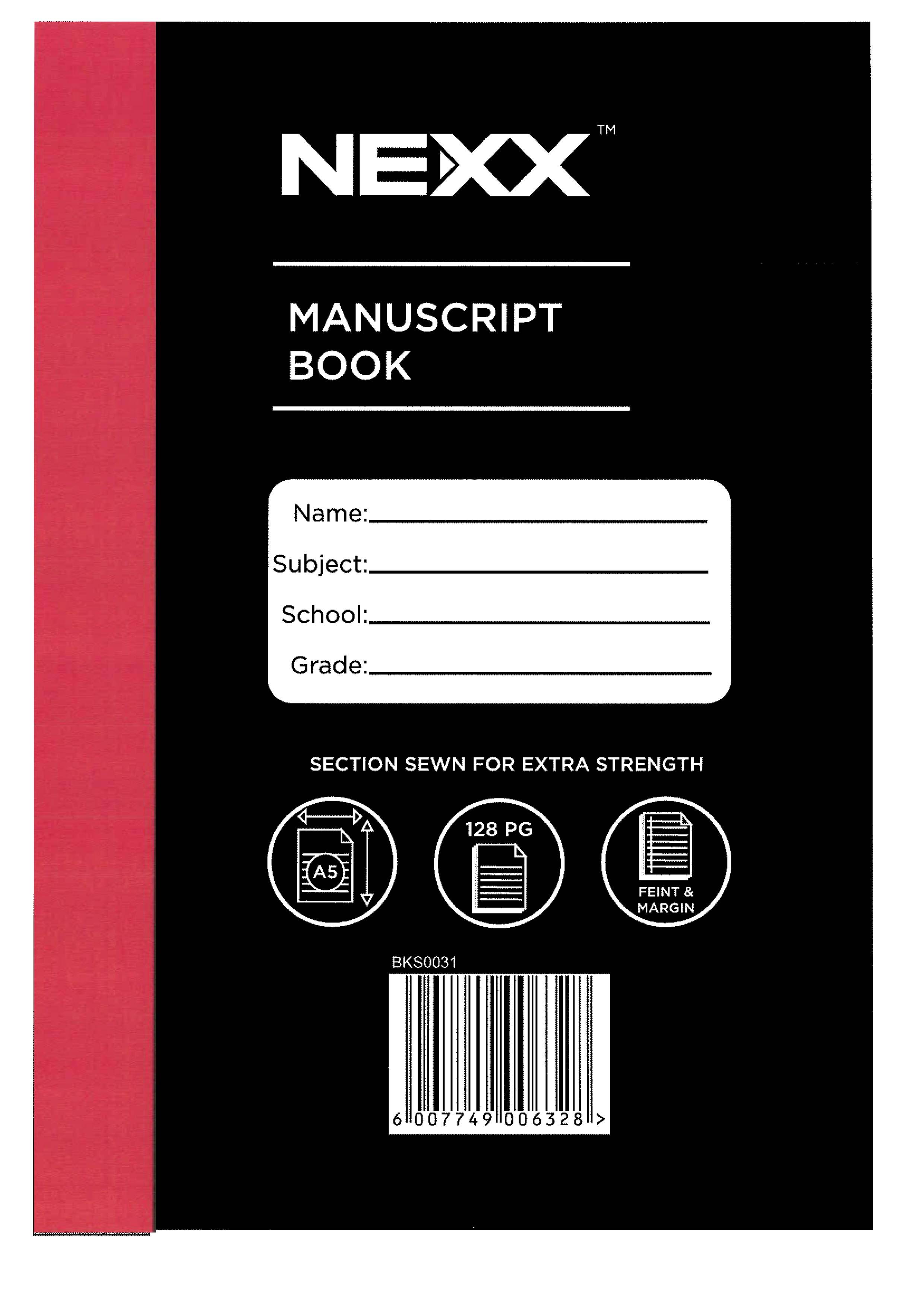 NEXX MANUSCRIPT A5 128PG F/M